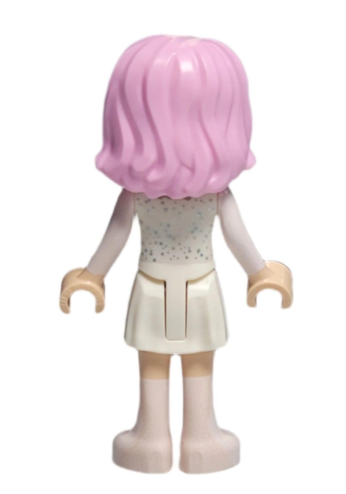 Enid Sinclair, White Sparkling Dress, wed005