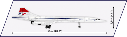 COBI Concorde G-BBDG Passenger Jet: Set #1917