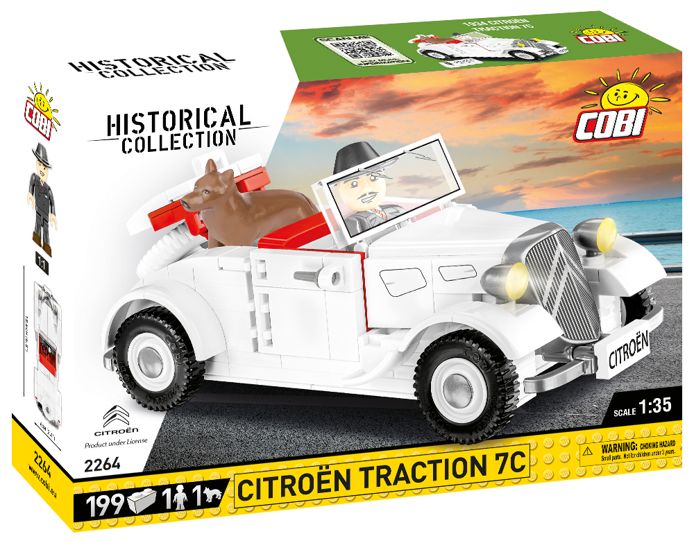 COBI Citroen Traction 7C Cabriolet Car: Set #2264