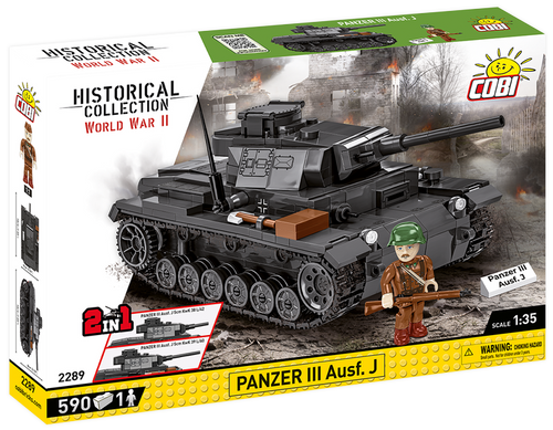 COBI Panzer III Ausf. J Tank : Set #2289