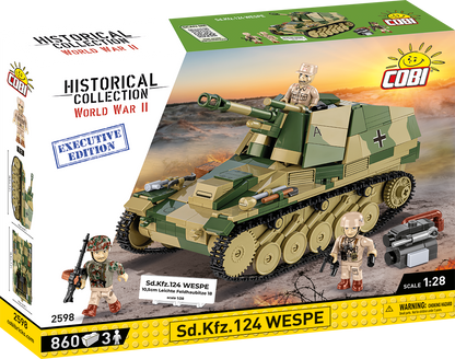 COBI EXECUTIVE EDITION SD.KFZ.124 Wespe Self-Propelled Gun : Set #2598