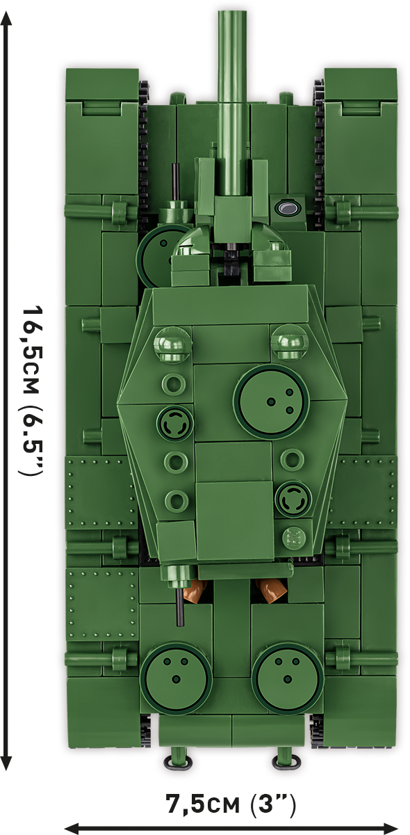 KV-2 Heavy Tank 1:48: Set #2731 Cobi